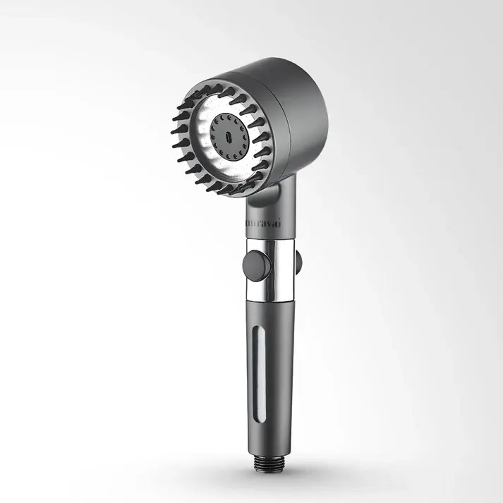 Klarain filtered showerhead in slate grey
